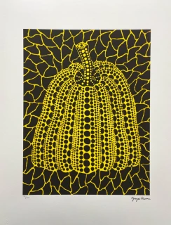 Yayoi Kusama - Pumpkin G x/500 - signováno, číslovaná edice, 50x65 cm