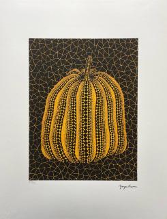 Yayoi Kusama - Pumpkin H 74/500 - signováno, číslovaná edice, 50x65 cm