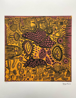 Yayoi Kusama - Untitled I 100/500 - signováno, číslovaná edice, 50x65 cm