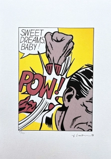 Roy Lichtenstein - Sweet dreams baby - signováno, 35x50cm, limitovaná edice 47/150