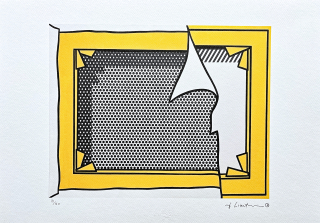 Roy Lichtenstein - Stretcher frame - signováno, 50x35cm, limitovaná edice 81/150