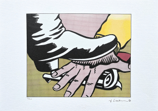 Roy Lichtenstein - Foot and Hand - signováno, 50x35cm, limitovaná edice 17/150