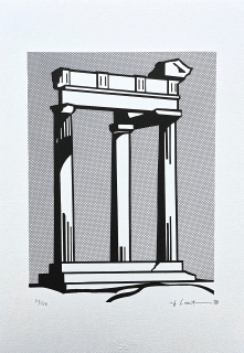 Roy Lichtenstein - Temple - signováno, 35x50cm, limitovaná edice 78/150