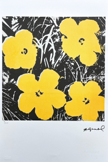 Andy Warhol - Flowers I 95/100 - edice Leo Castelli s certifikátem