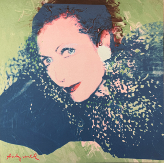 Andy Warhol - Madame Helene Rochas II 600/2400 - 60x60 cm, limitovaná edice CMOA s certifikátem
