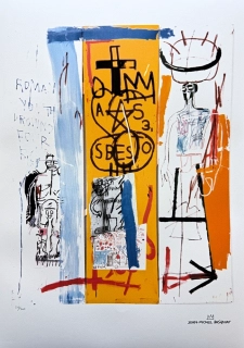Jean-Michel Basquiat - Andy roman youth 215/300 - limitovaná edice, signováno, 50x70cm 
