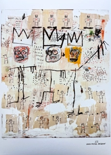 Jean-Michel Basquiat - The Ruffians 155/300 - limitovaná edice, signováno, 50x70cm 