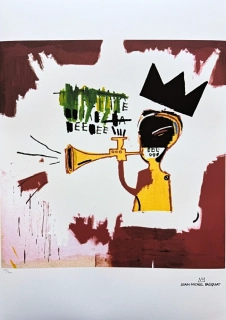 Jean-Michel Basquiat - Trumpet 204 /300 - limitovaná edice, signováno, 50x70cm 