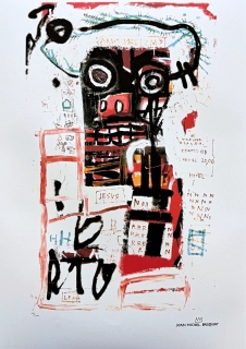 Jean-Michel Basquiat - Number 1 141/300 - limitovaná edice, signováno, 50x70cm 