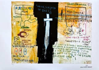 Jean-Michel Basquiat - Job analises 147/300 - limitovaná edice, signováno, 70x50cm 