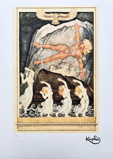 František Kupka - Prometheus 100/350 - limitovaná edice s certifikátem, 50x70cm