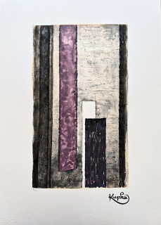 František Kupka - Plan Violet 71/350 - limitovaná edice s certifikátem, 50x70cm