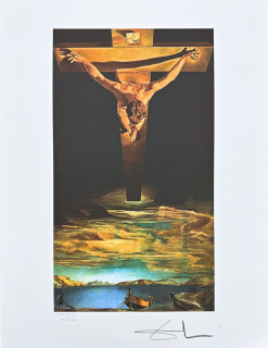 Salvador Dalí - Cristo de san Juan de la Cruz - signováno, limitovaná edice, 50x66cm