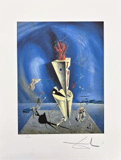 Salvador Dalí - Appareil et Main - signováno, limitovaná edice, 50x66cm