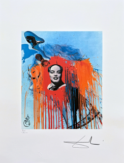 Salvador Dalí - Marilyn Mao - signováno, limitovaná edice, 50x66cm