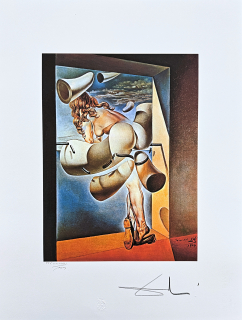 Salvador Dalí - Joven Virgen - signováno, limitovaná edice, 50x66cm