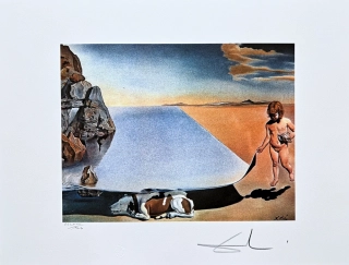 Salvador Dalí - Dali at the Age of six - signováno, limitovaná edice, 66x50cm