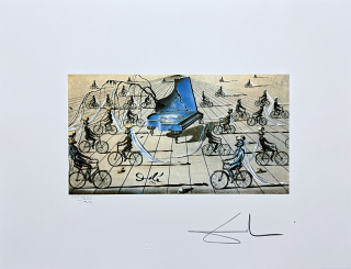 Salvador Dalí - Sentimental Colloquy - signováno, limitovaná edice, 66x50cm