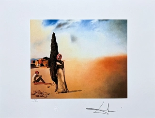 Salvador Dalí - Printemps Necrophilique - signováno, limitovaná edice, 66x50cm