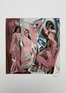 Pablo Picasso - The Ladies of Savignon 58/200 - signováno, s certifikátem, 50x70 cm
