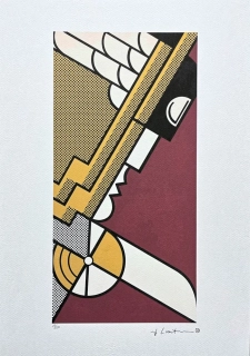 Roy Lichtenstein - Salute to Aviation - signováno, 35x50cm, limitovaná edice 15/150