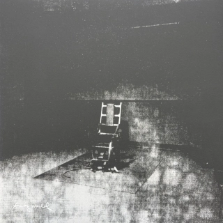 Andy Warhol - Little Electric Chair XIII x/2400 - 60x60, limitovaná edice CMOA s certifikátem