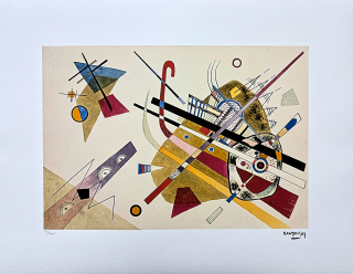 Wassily Kandinsky - Blue -  x/300 - signováno, číslovaná edice, 65x50 cm