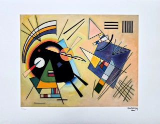 Wassily Kandinsky - Black and Violet -  x/300 - signováno, číslovaná edice, 65x50 cm