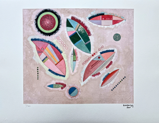 Wassily Kandinsky - Geometric Composition 1 -  x/300 - signováno, číslovaná edice, 65x50 cm