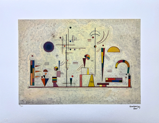 Wassily Kandinsky - Points -  x/300 - signováno, číslovaná edice, 65x50 cm