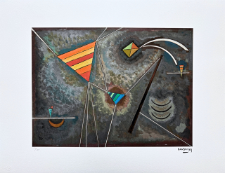Wassily Kandinsky - In The Black Square -  x/300 - signováno, číslovaná edice, 65x50 cm