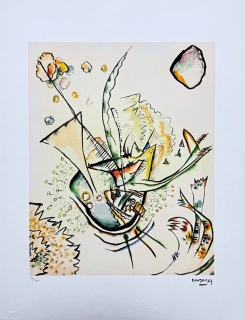 Wassily Kandinsky - Abstract Composition 1 -  x/300 - signováno, číslovaná edice, 50x65 cm