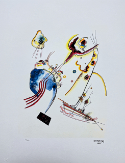 Wassily Kandinsky - Abstract Composition 2 -  x/300 - signováno, číslovaná edice, 50x65 cm