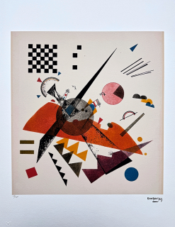 Wassily Kandinsky - Geometric Composition 4 -  x/300 - signováno, číslovaná edice, 50x65 cm