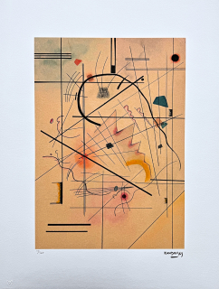 Wassily Kandinsky - Black Relationship -  x/300 - signováno, číslovaná edice, 50x65 cm