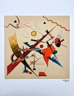 Wassily Kandinsky - Dominant Curve -  x/300 - signováno, číslovaná edice, 50x65 cm
