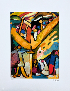 Wassily Kandinsky - All Saints I -  x/300 - signováno, číslovaná edice, 50x65 cm