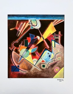 Wassily Kandinsky - Geometric Composition 5 -  x/300 - signováno, číslovaná edice, 50x65 cm