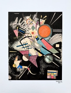 Wassily Kandinsky - Geometric Composition 6 -  x/300 - signováno, číslovaná edice, 50x65 cm