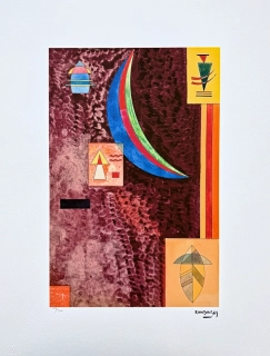 Wassily Kandinsky - Geometric Composition 7 -  x/300 - signováno, číslovaná edice, 50x65 cm