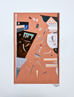 Wassily Kandinsky - Abstract Composition 3 -  x/300 - signováno, číslovaná edice, 50x65 cm