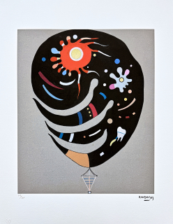 Wassily Kandinsky - Black Form -  x/300 - signováno, číslovaná edice, 50x65 cm