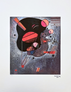 Wassily Kandinsky - Biomorphic Composition 3 -  x/300 - signováno, číslovaná edice, 50x65 cm