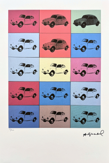 Andy Warhol - Volkswagen Beetle x/100 - edice Leo Castelli s certifikátem