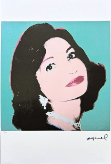 Andy Warhol - Female Portrait x/100 - edice Leo Castelli s certifikátem