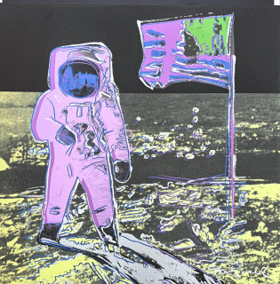 Andy Warhol - Moonwalk IV x/2400 - 60x60cm, limitovaná edice CMOA s certifikátem