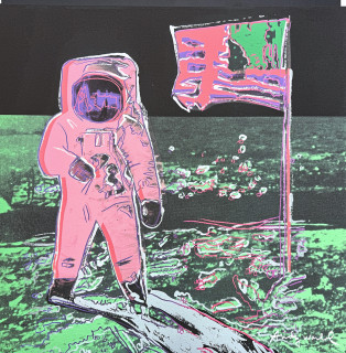 Andy Warhol - Moonwalk V x/2400 - 60x60cm, limitovaná edice CMOA s certifikátem