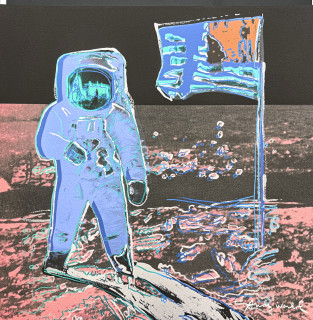 Andy Warhol - Moonwalk VI x/2400 - 60x60cm, limitovaná edice CMOA s certifikátem