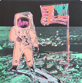 Andy Warhol - Moonwalk VII x/2400 - 60x60cm, limitovaná edice CMOA s certifikátem