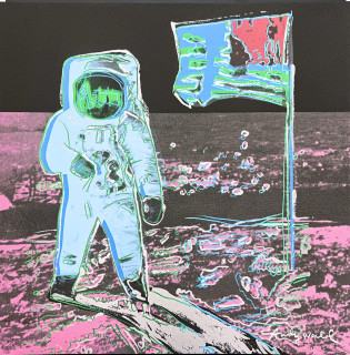 Andy Warhol - Moonwalk VIII x/2400 - 60x60cm, limitovaná edice CMOA s certifikátem